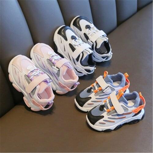 2021 Spring Baby Soft Toddler Shoes Breathable Knitting Infant Shoes 0-3 Year Boy Girl Darling Coconut Shoes Child Sneakers