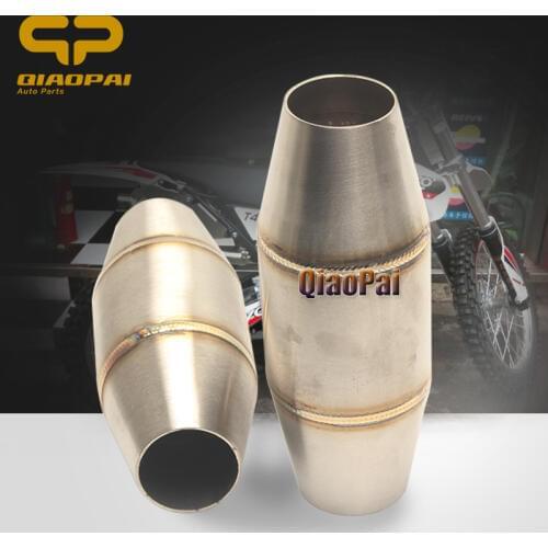 Motorcycles Exhaust Catalytic Muffler Pipe Middle Tube Converter Escape Katalysator Expansion Chamber Sports DBkiller Silencer