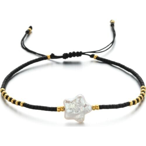 ZMZY Fashion Star Genuine Natural Pearl Bracelets for Women Jewelry MIYUKI Charm Beads Bracelet Girls Gifts Handmade DIY