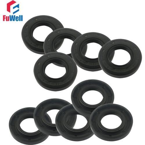 10pcs Skeleton Oil Seal 18x30x8mm /18x32x7/18x40x7/19x35x8/19x38x8/19x40x7mm TC Type NBR Black Radial Shaft Seal Ring Gasket