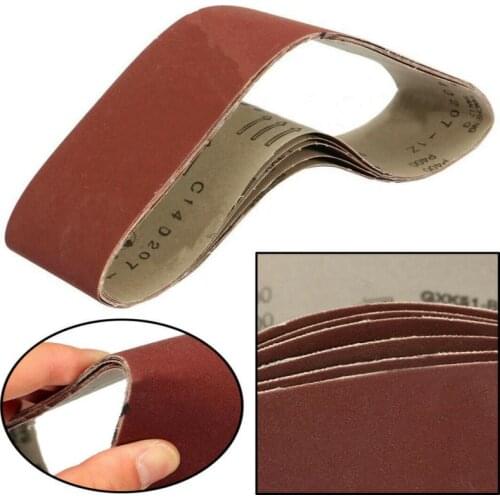 6pcs 100x915mm Sanding Belts 400 Grit Aluminium Oxide Sander Sanding Belts for Polishing Sand Belt Machine