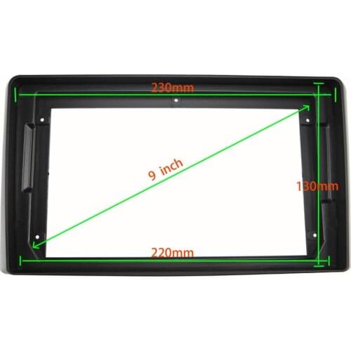 9 INCH Car Audio Frame GPS Navigation Fascia Panel Car dvd Plastic Frame Fascia is suitable for IVECO DAILY 2017
