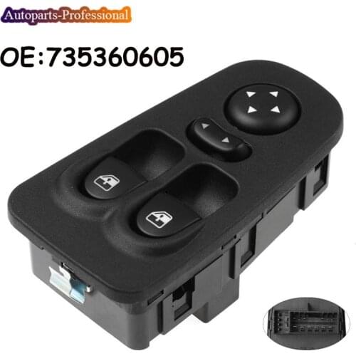 Car Auto accessorie Power Window Control Switch For LANCIA YPSILON DAL 2003 AL 2011 735360605 735346366 High Quality