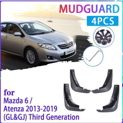 Car Mud Flaps for Mazda 6 Atenza GL GJ 2013~2019 2014 2015 2016 2017 2018 Mudguard Splash Guard Fender Mudflaps Auto Accessories