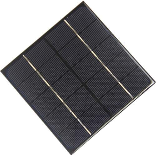 BUHESHUI 3W 5V 600Ma Mini Solar Cell Monocrystalline Solar panels Solar Power 3.7v Battery Charger 132*132MM Free Shipping