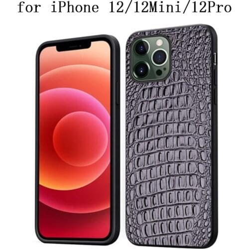 New Genuine Leather Case foriPhone 12 Soft Silicone Bumper Frame for iPhone12 Back Skin Funda foriPhone 12 Mini iPhone12 Pro Max