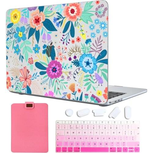 Sanmubaba Laptop Case For Macbook Air Pro Retina 11 12 13 15 16 With Touch Bar 2020 Cover For Mac book 13 Funda With US Keyboard