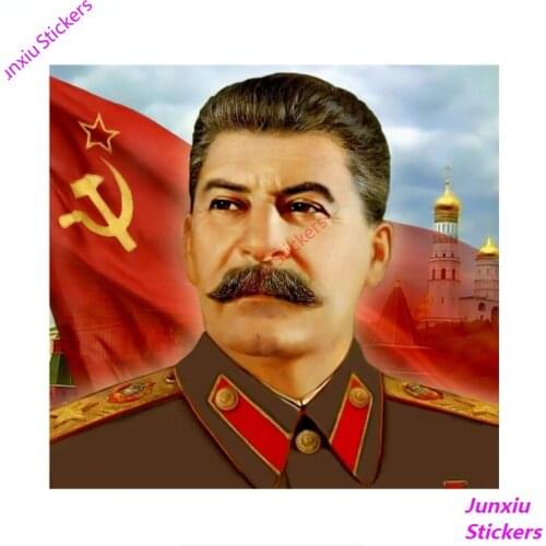 Stalin CCCP Victory Car Sticker PVC Creative Coloful Decals Motorcycle Accessories Over Scratches Exterior Decor PVC13x12cm