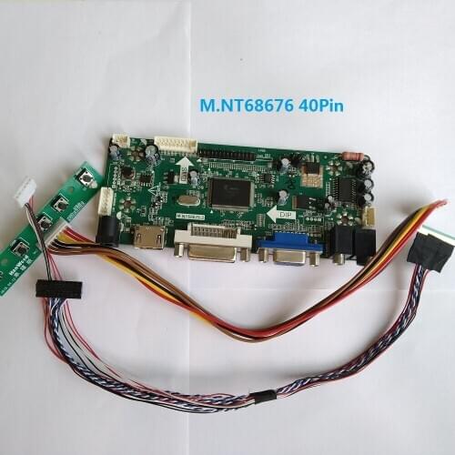 Kit For LP140WH2-TLTA/TLTB LED DIY DVI Panel 1366*768 40pin LVDS LCD 14" Monitor Audio Controller board Screen card HDMI VGA
