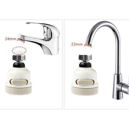 Kitchen 360 Rotating Faucet Booster Shower Household Faucet Water Splash Filter Water Filter Nozzle Filter Water Saver