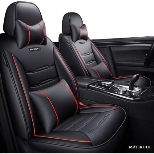 MATIKOHI leather car seat covers for BMW e30 e34 e36 e39 e46 e60 e90 f10 f30 x3 x5 x6 x1 x2 x4 car seats Protector Automobiles