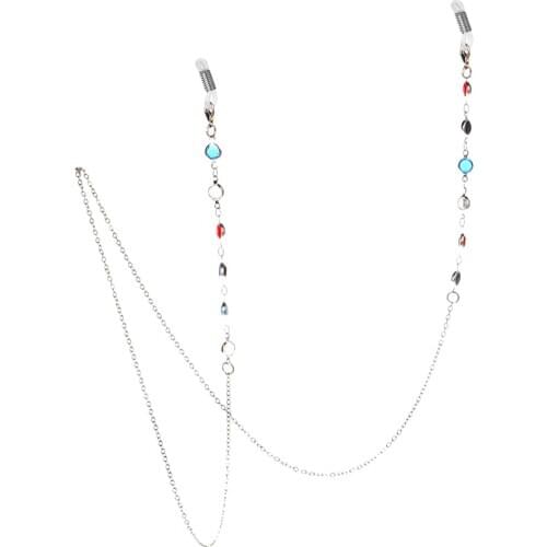 Multi Color Eyeglass Sunglasses Holder Glasses Retainer Eyewear Neck Cord Chain String Necklace For Women Ladies Girls