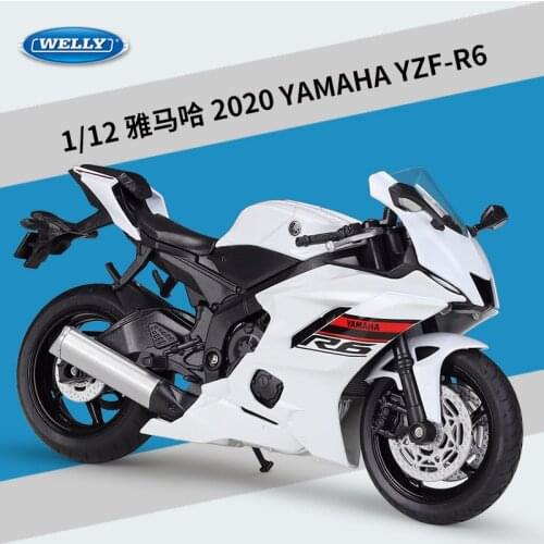 Welly 1/12 YAMAHA YZF R6 Diecast Metal Sport Race Motorcycle Model Motorbike Collectibles