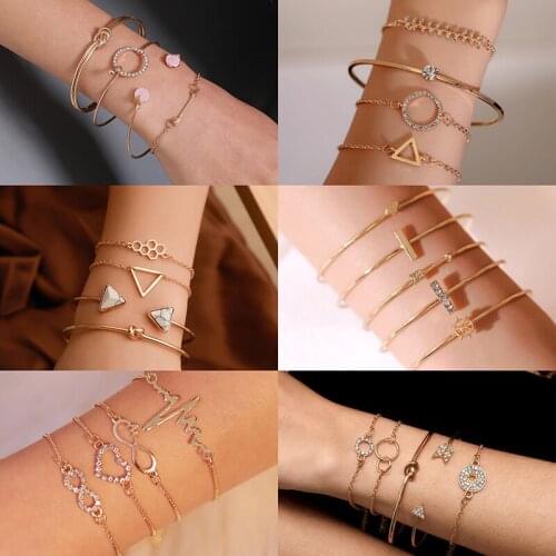 Fashion simple hollow flowers rhinestone buttons charms for love heart bracelets for women jewelry number letter braclets