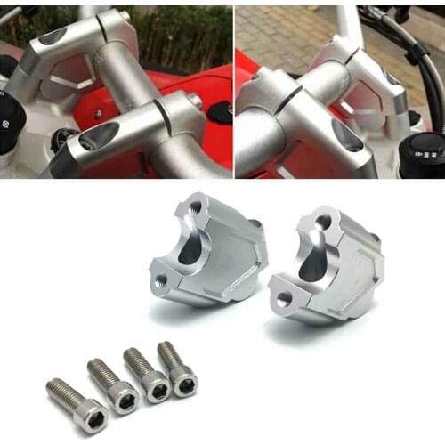 Motorcycle Handlebar Riser Handle Bar Mount Clamp Adapter For-BMW F700GS F650GS F 700 600 GS 2013-2018