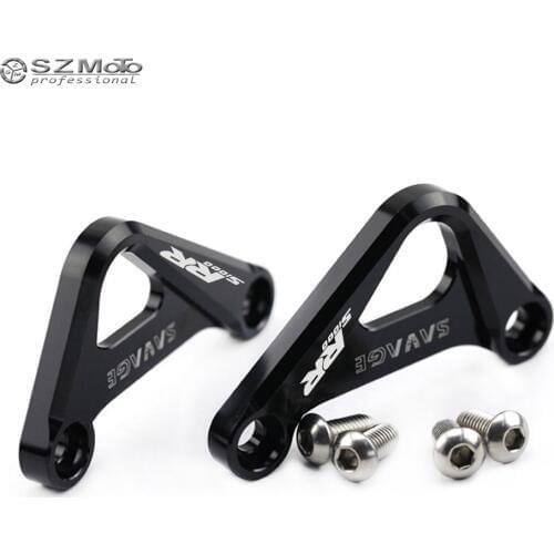 For BMW S1000RR S1000R HP4 S1000 R/RR 2012-2018 Rear Foot Rest Blanking Plates Motorcycle Accessories Footrest Black Footrest