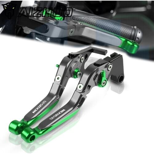 Motorcycle Clutch Brake Lever Aluminum Extendable Adjustable Foldable Levers For GILERA Nexus 125 E3 2007 2008 2009 2010