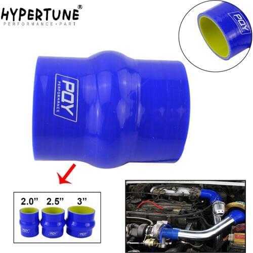 Blue & Yellow 2.0" 51mm / 2.25'' 57 mm 2.5" 64mm / 3.0" 76mm Hump Straight Silicone Hose Intercooler Coupler Tube Pipe