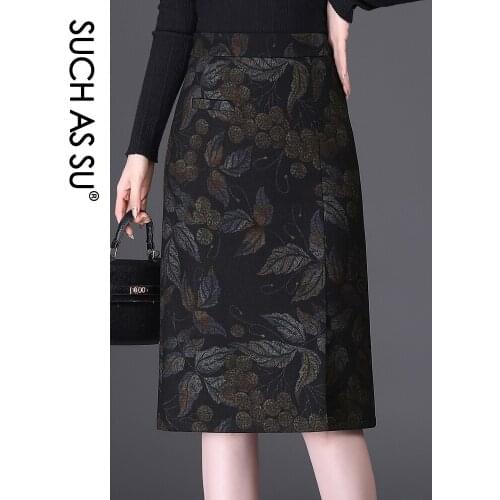 SUCH AS SU Long Pencil Skirts