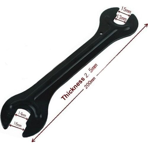 Bicycle Head Open End Axle Hub Cone Wrench Bike Repair Spanner Tool