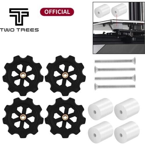 High Temperature Silicone Solid Spacer Hot Bed Leveling Column For CR-10/ CR10S Ender-3 Prusa i3 Plus Anet A8 Wanhao 3D Printer