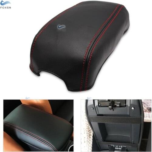 For Kia Sportage 2011 2012 2013 2014 2015 2016 Center Console Armrest Box Cover DIY microfiber leather Protection Pad