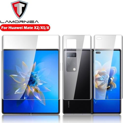 HD Full Cover Screen Protector For Huawei Mate X2 XS X Hydrogel Gel Protective Film Soft Lucent Anti Fingerprints Not Glass X 2