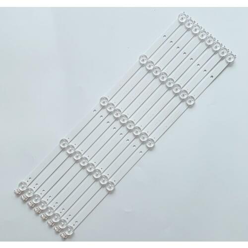 1set=8pcs 445mm ( 6V ) LED Backlight strip CC02500D445V05 500C 5S1P 4X10 1210 For LE-8815A LE-8822A