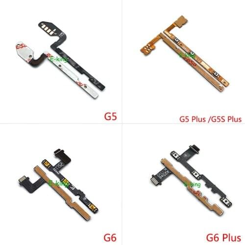 10PCS For Motorola Moto G5 G5S G6 G7 Play Plus Power On Off Volume Switch Side Button Key Flex Cable