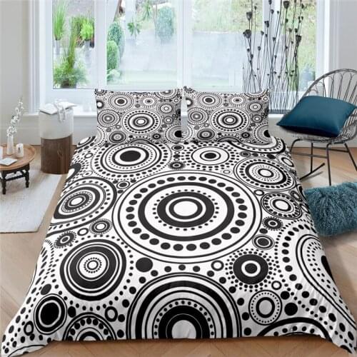 Bedding Sets Luxury 3D Bohemia Mandala Print 2/3Pcs Comfortable Kids Duvet Cover Pillowcase Home Textile Single/Queen/King Size