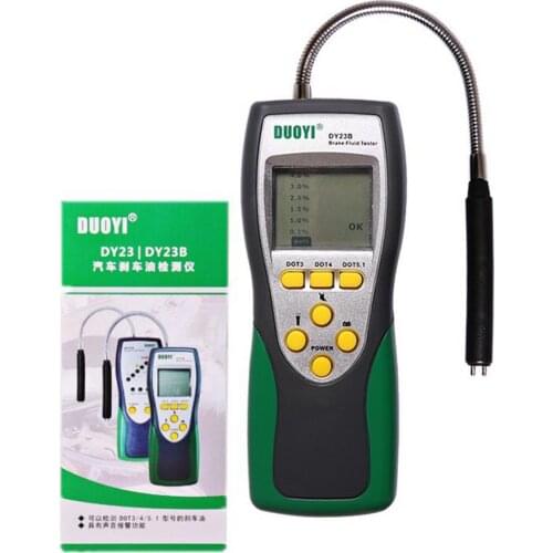 DY23B Automobile Brake Fluid Tester Car Diagnostic Tool Car Oil Check Brake Fluid Tester HD Backlight Dual Display