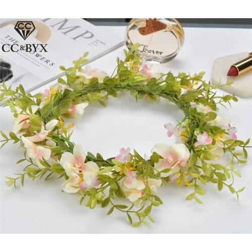 CC Tiaras and Crowns Wreath Hairbands Wedding Hair Accessories For Bridal Bridesmaids Artificial Flower Party Fine Gifts at80