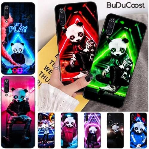 Panda Element Light Shell Phone Case For Xiaomi Mi 9 9T CC9 CC9E 8 SE Pro A2 Lite 6X 5 A3 A1 Max Mix 2 3