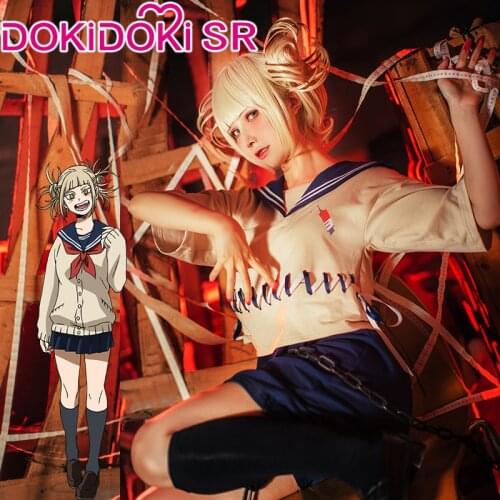 DokiDoki-SR Anime My Hero Academia Cosplay Boku No Hero Academia Himiko Toga Costume Men Cosplay Costume Himiko Toga