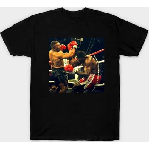 Iron Mike Tyson Boxing Champion T-Shirt Mens Summer Cotton O-Neck Short Sleeve T Shirt New Size S-3XL