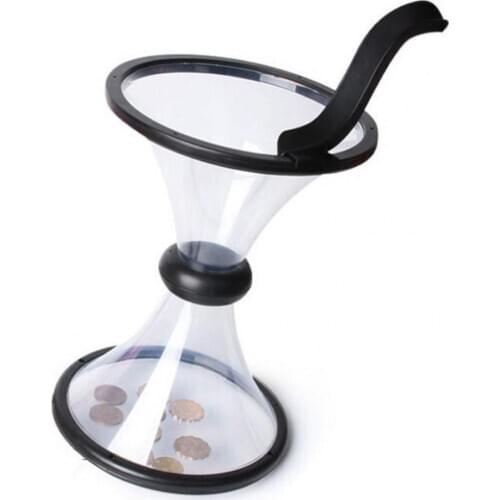 Pressure Relieving Funnel Shape Defy Gravity Vortex Saving Loose Coin Piggy Bank Kids Educational Toys for Children Gifts