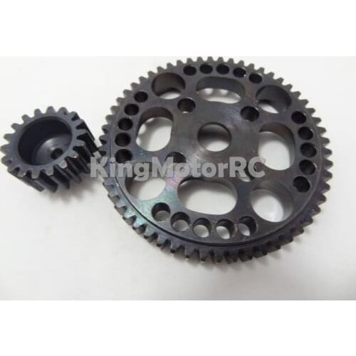 King Motor Steel 56 Spur Gear and 18 Tooth Pinion Fits HPI Baja 5B Buggy 5T 5SC free shipping