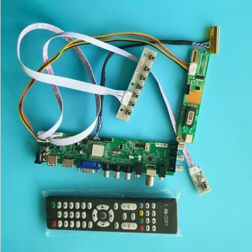Kit For LP154WX4-TLAB/LP154WX4-TLB1 DVB-T2 DVB-T Controller board Digital HDMI Panel TV VGA USB remote 1280X800 30pin 1 CCFL LCD