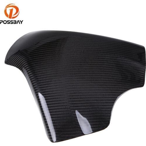 POSSBAY Motorcycle Carbon Fiber Gas Tank Pad Cover For Suzuki GSXR 600 750 2008-2010 K8