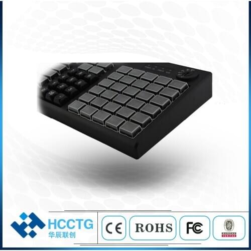 Membrane 76 Key Programming POS Keyboard with Magnetic Card Reader KB76M