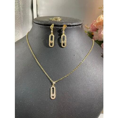 Jankelly luxury 3pcs Bridal Zirconia Jewelry Sets For Women Party, Luxury Dubai Nigeria CZ Crystal Wedding Jewelry Sets