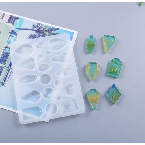 DIY Earring Beach Landscape Resin Mold Coastline Island Pendant Silicone Mould