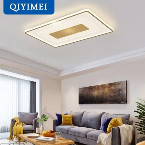 Bedroom Living Room Modern LED Ceiling Lamps Dimmable Indoor Lighting Fixtures Various Design Lights Round Square