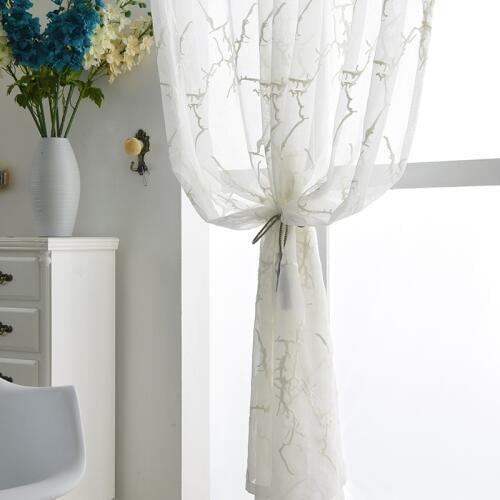 High quality European and American style embroidered curtains for living room , bed room and children room , embroidered screen