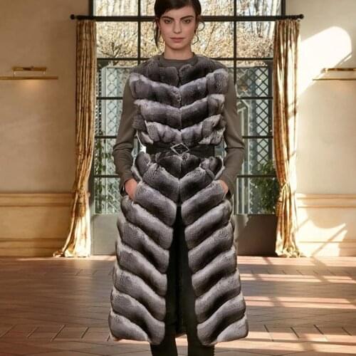 Vest Women Real Rex Rabbit Fur Sleeveless Coat 2021 Autumn Winter Fashion Jacket