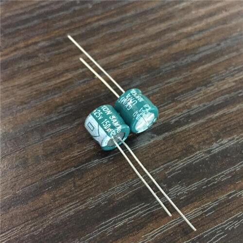 10pcs 150uF 25V SAMXON GK Series 8x7mm Low Impedance High ripple current Aluminum Electrolytic capacitor