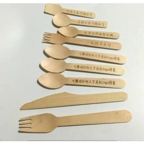 1000pcs Honey Spoons Small Round Spoon with Personalized Wooden mini Spoons for Ice cream honey Yogurt Jam Jars Party Decoration