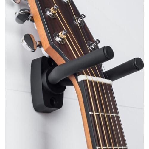 2pcs Guitar Hanger Stand Metal Acoustic Guitar Wall Mount Hook Instruments Accessories for Bass Ukulele String