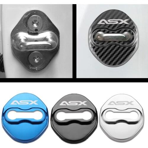 Car-Styling door lock cover Auto Emblems Case For Mitsubishi ASX lancer pajero accessories car styling