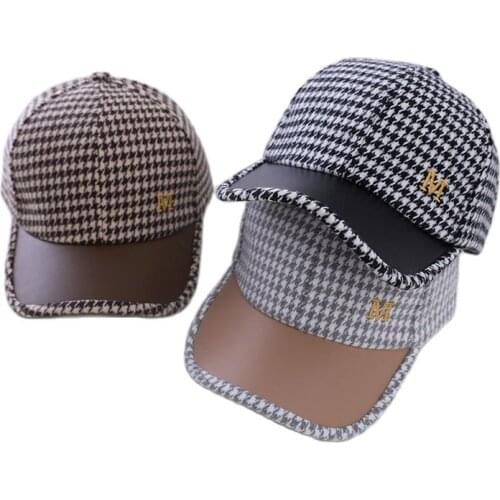 Doitbest Children Baseball Cap Autumn embroidery M Lether Brim kids Winter Hats Boys Girls Caps child snapback Hat gorras